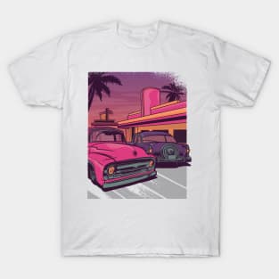 US Diner classic car T-Shirt